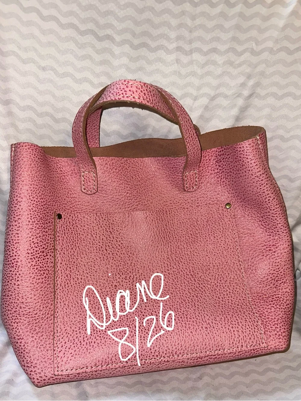BUBBLEGUM Portland leather medium crossbody bag